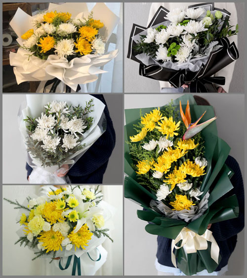 安徽池州市贵池区乌沙镇莲花村白事花束代送
